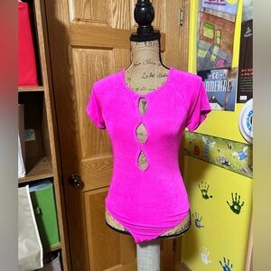 WILD FABLE💓🌸NWT PINK THONG BODYSUIT